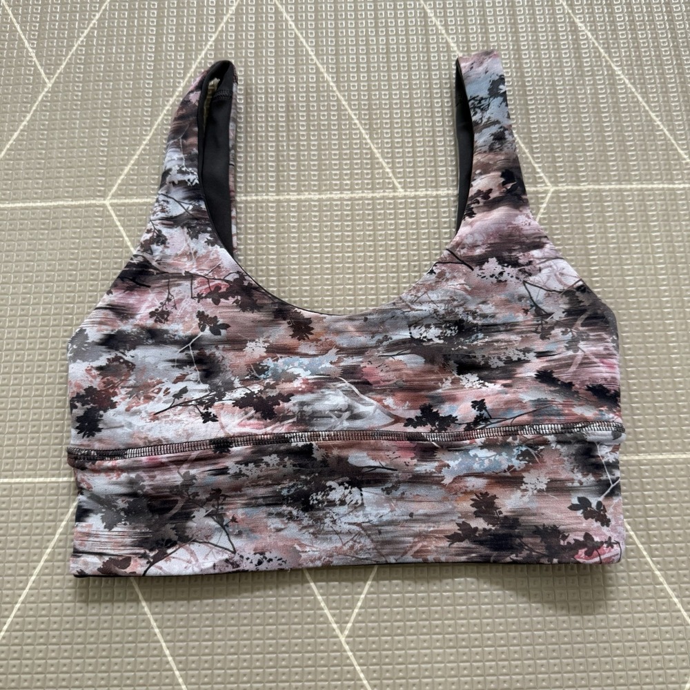 Lululemon Align Bra Light Support, A/B Cup Size 4 Reversible LW2DEDS